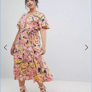 ASOS Midi Floral Dress